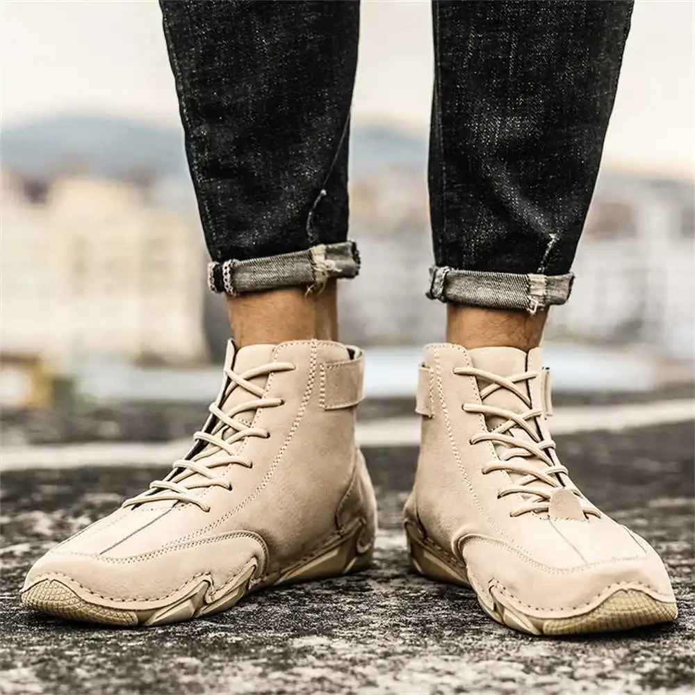 High-cut 40-41 Blue Men's Boot Walking Special Shoes Men's Spring-autumn Sneakers Sports Resale On Offer Tenis Suppliers