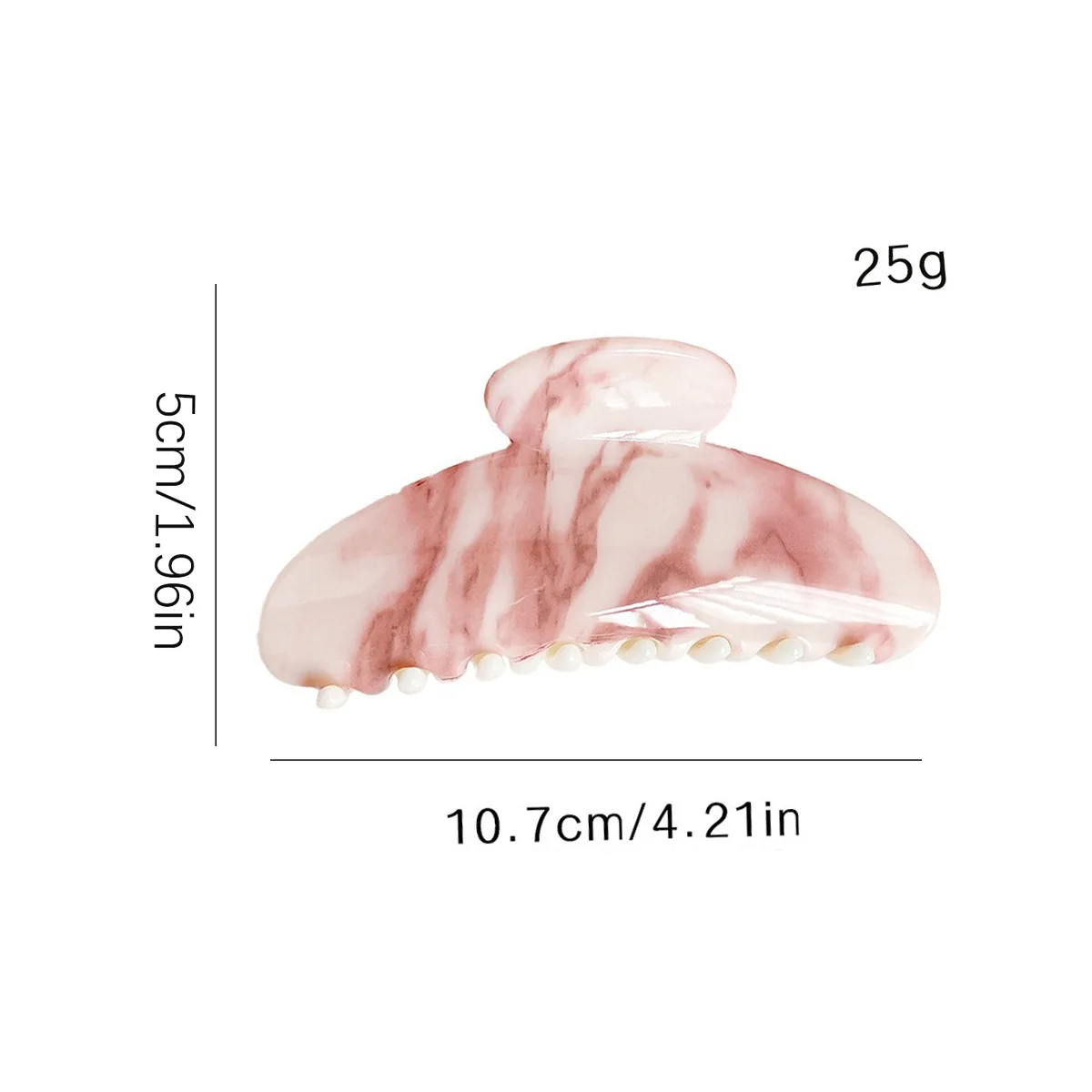 1 nuovo fermaglio per capelli in stile inchiostro ad acqua con temperamento semplice, fermaglio per capelli di grandi dimensioni sul retro della testa, fermaglio per capelli di fascia alta