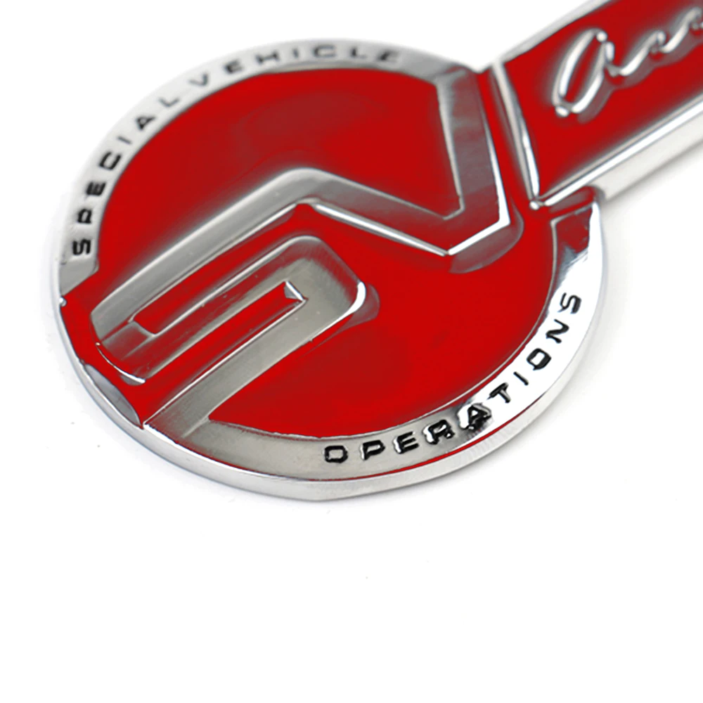 1 قطعة/الوحدة الخلفية "SV السيرة الذاتية" رسالة الرياضة شعار شارة ملصق لاند روفر #2