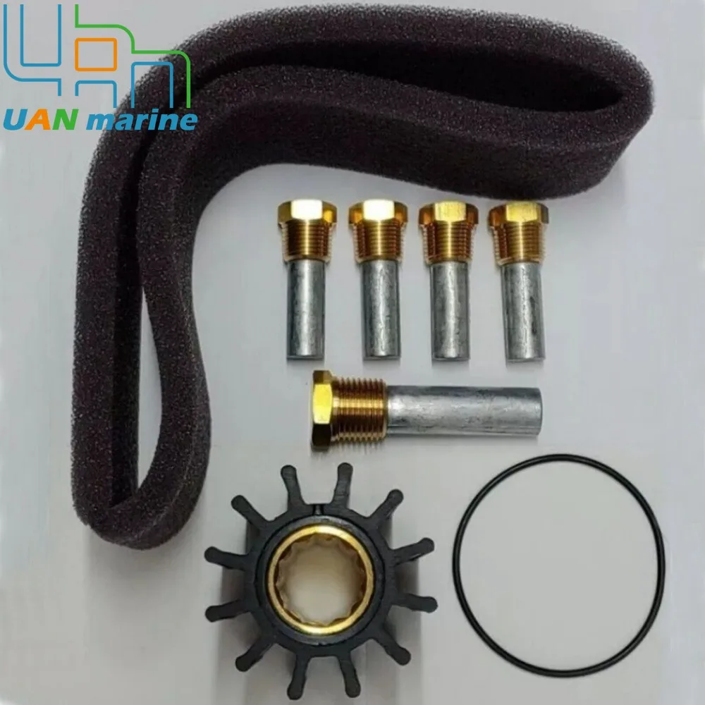 Sea Water Pump Maintenance Kit for Yanmar Diesel Engines 6LYA  6LY2 6LYA-STE STP 6LY2-STE 6LY2-STP 119574-42550 119593-18880