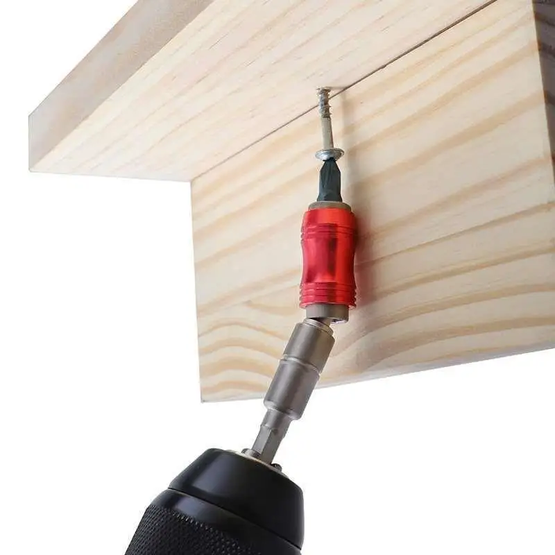 1/4 "Hex Magnetic Ring Screwdriver Bits Drill 0-20° Extension Rod Quick Change Holder Drive Guide Screw Drill Tip Hand Tools image 6