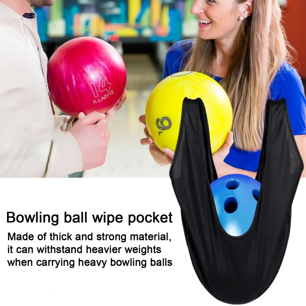 Bowling Ball Seesaw Towel Bowling Ball Polisher Bag Towel Set Washable Carrier Pouch with Cloth Cover Bowling Ball for Seesaw