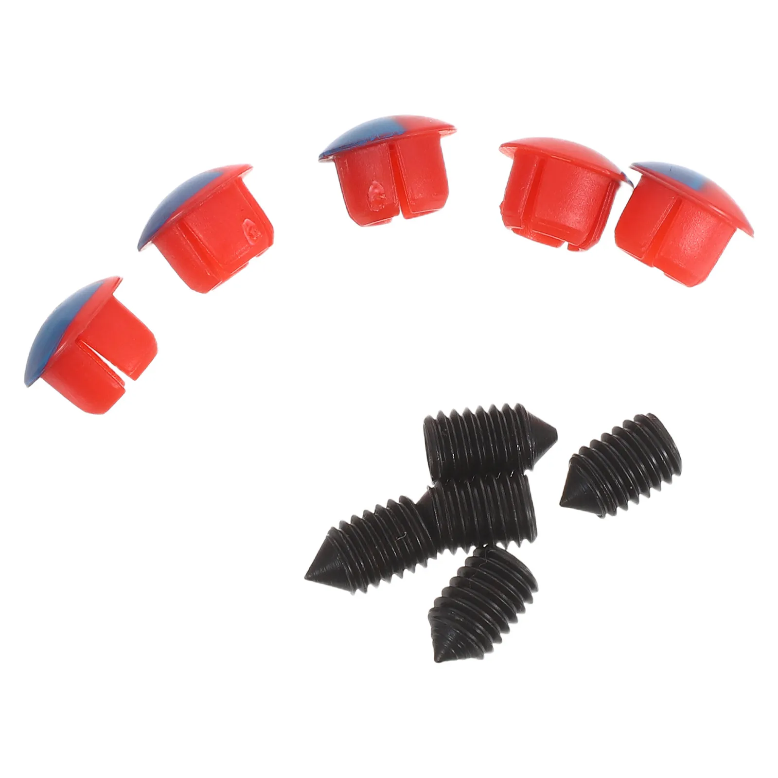 

5Pcs Kitchen Faucet Hole Cover Red and Blue Tap Handle Cap with Temperature Indicator Compatible with Most Sink Fixtures Simple