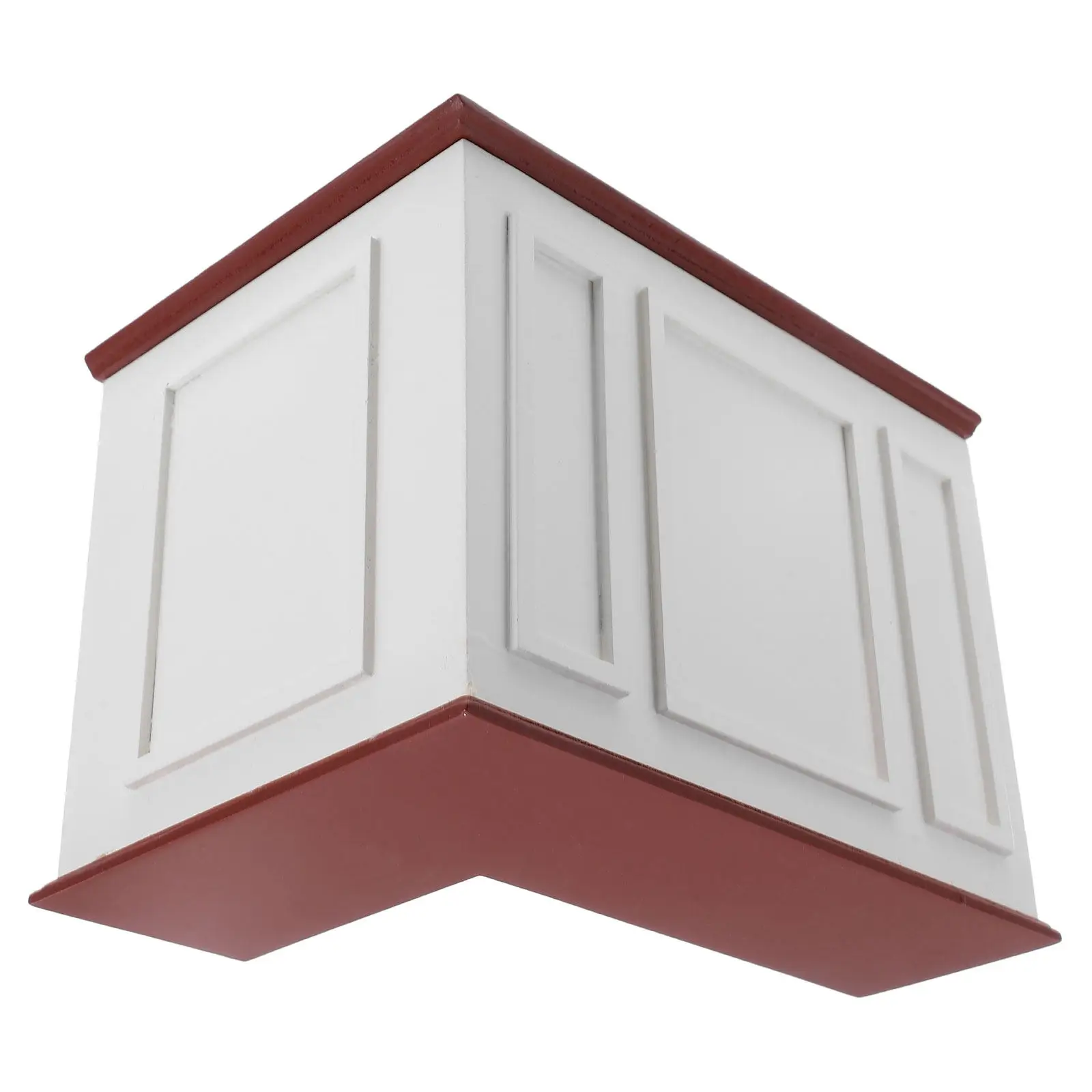 

Miniature Bar Counter 1:8 Size Wooden Crafted Dollhouse Kitchen Island Space Saving Desktop Decoration for Mini House