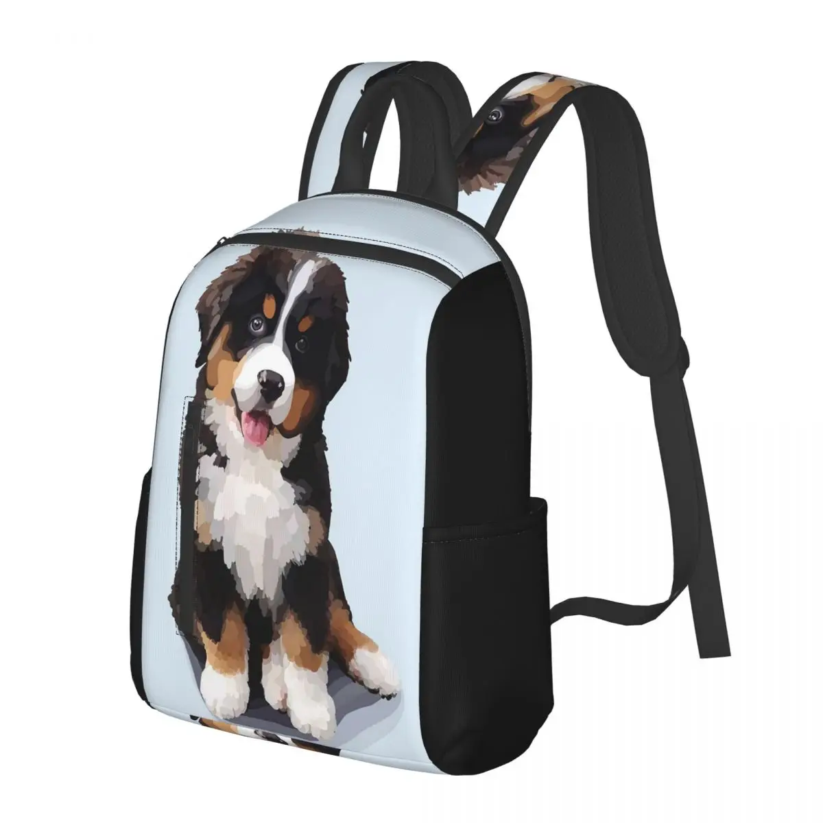 

Бернский горный собака, студенческий рюкзак, школьная сумка, походный дорожный рюкзак для мальчиков и девочек, модная сумка для книг, сумки на плечо