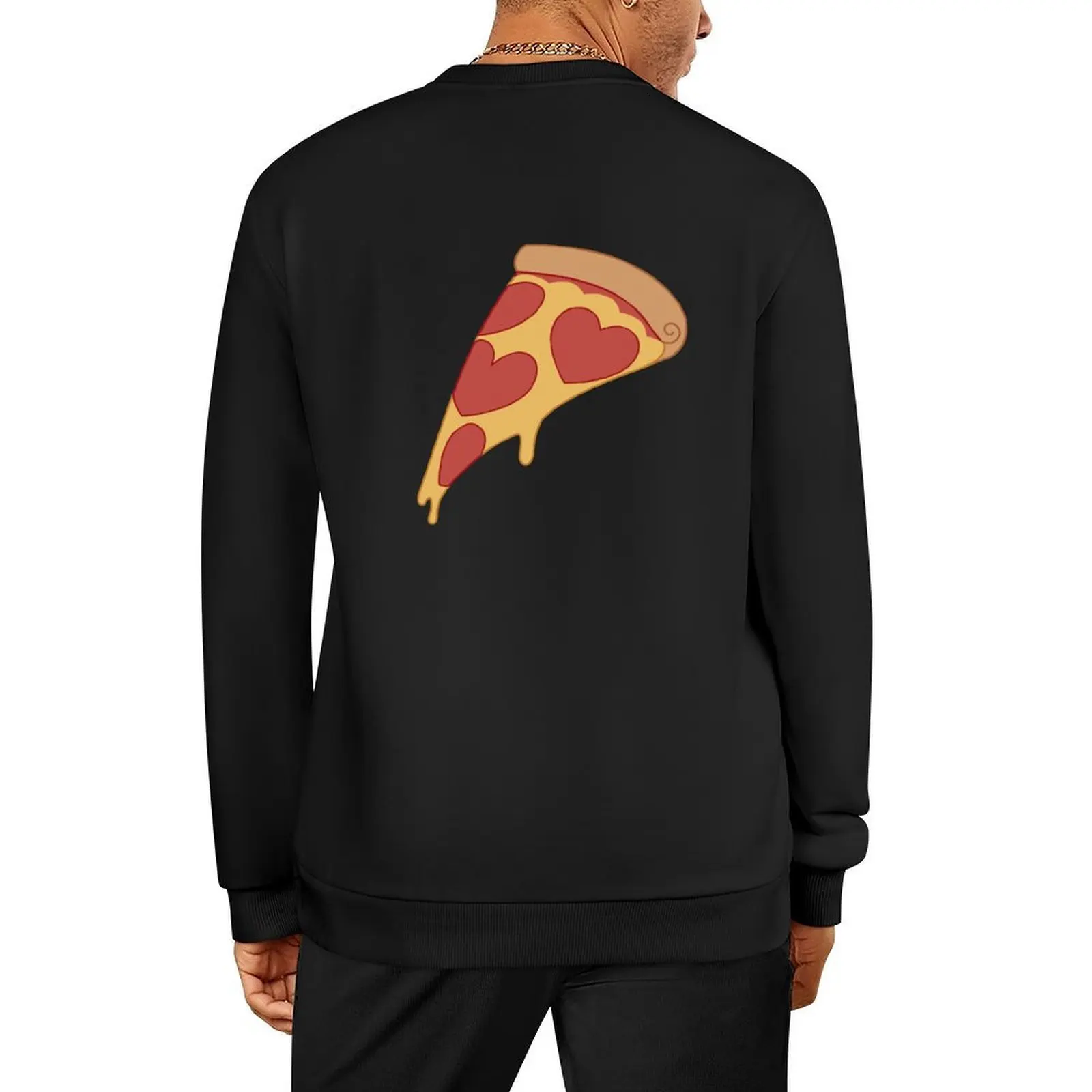

Cute pizza slice Pullover autumn tracksuits men's winter sweater men clothing autumn sweatshirt