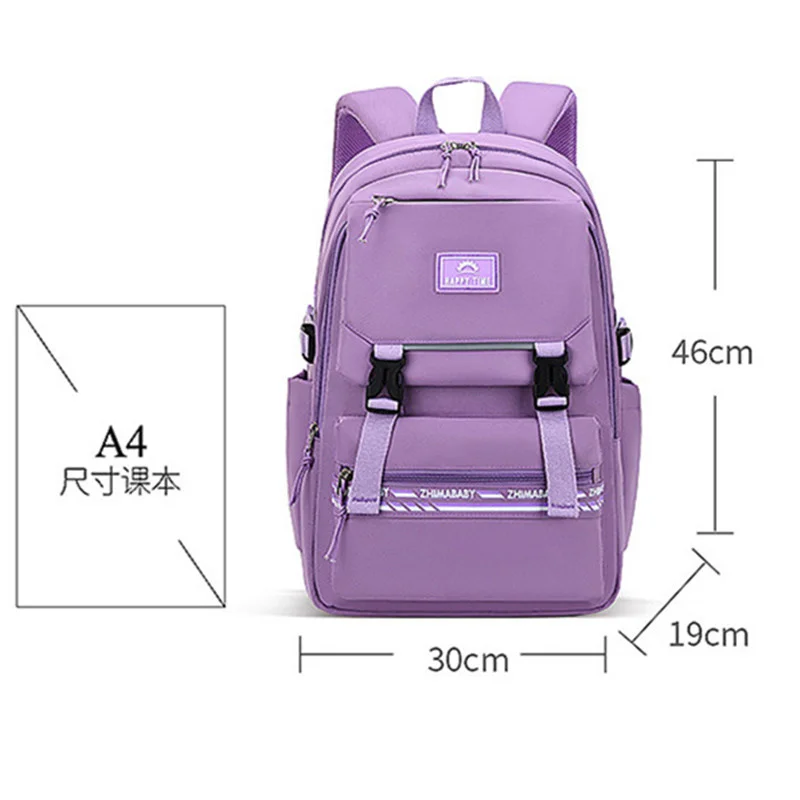 Sacos escolares para meninas, grande bolsa de livro impermeável, mochila para adolescentes, bolsa feminina, 14 anos