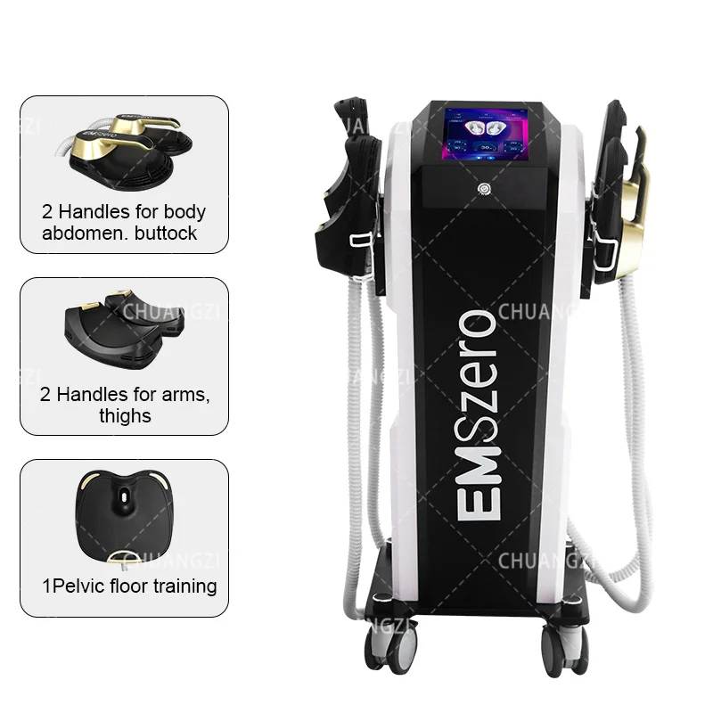 RF Sculpting EMS Body Slimming Sculpt Machine Emszero 6500W Muscle Stimulation Massager Electromagnetic Fat Slimming Neo