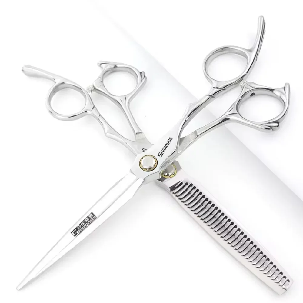 SHARONDS Professional Hairdressing Scissors Specialized Barber Clippers 6.5 Inch Hairdresser Dedicated Thinning Hair Scissors