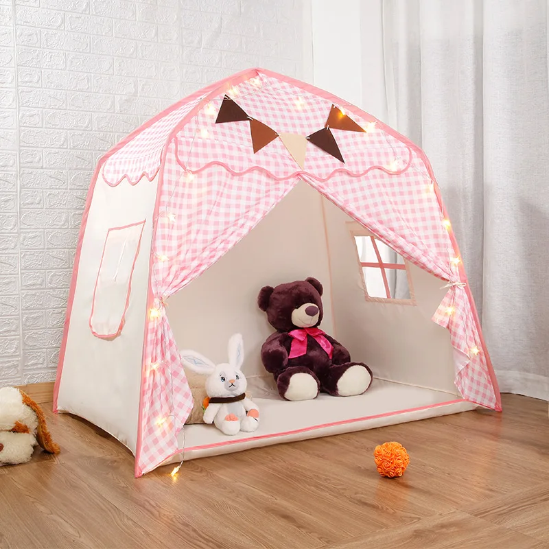 Princ Dr House Tent for Girls Children's Game Secret Base Cross-Border Indoor Castle Toy House Fabric Tents for Kids