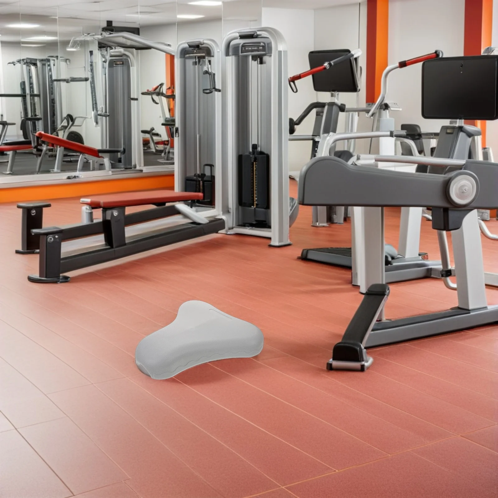 

Outdoor Fitness Equipment Plastic Seat Replacement Pedal Exerciser Bike Seat Ergonomic Weather Resistant for Parks Playground