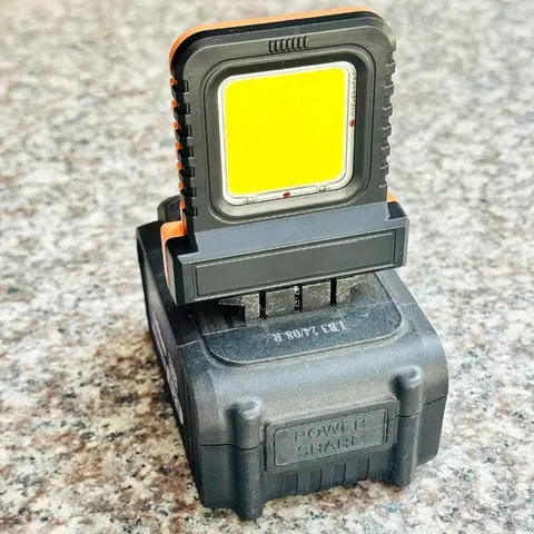 Super Bright LED Work Light Portable Long-Lasting Strong Light Supply for Night Work Light 21V Li-ion Battery Power Tool