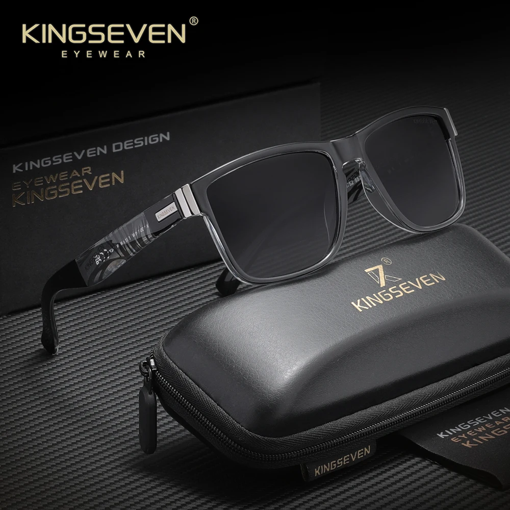 

KINGSEVEN Sunglasses For Men Women Driving Goggle Glasses Polarized UV400 Comfortable Eyewear Anti-Glare Lens Male