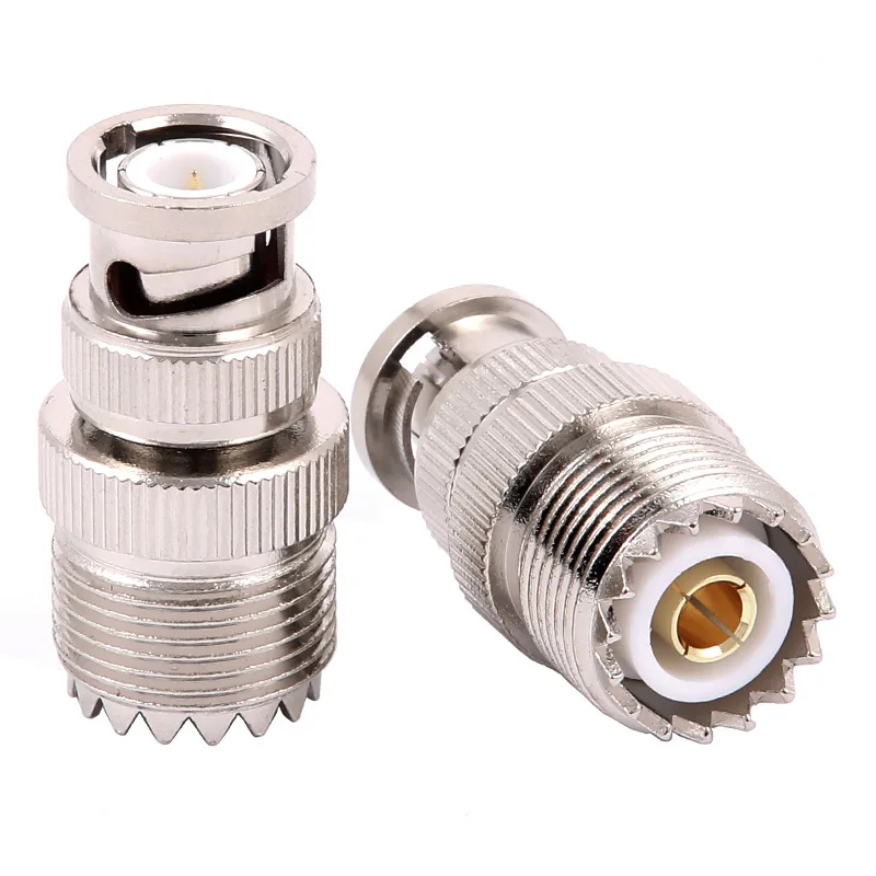 Zigotronic Factory Direct SO-239 UHF Female to BNC Q9 Male Converter RF Coaxial Adpater SO239 CB Radio Antenna Cable Connector