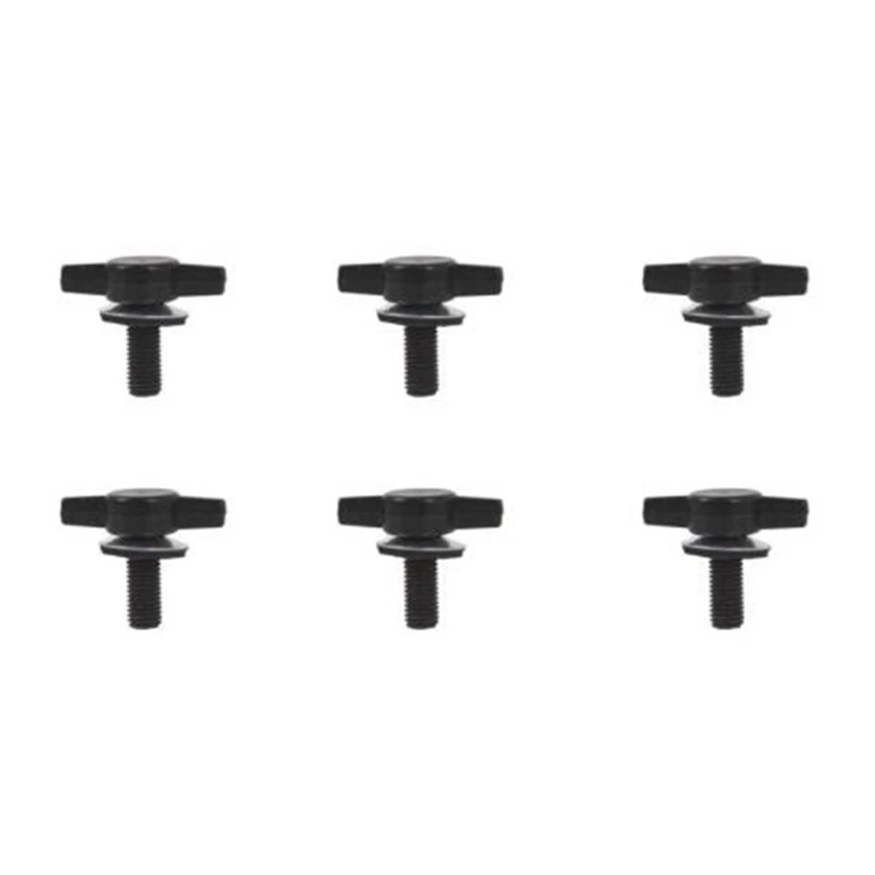 For 2007-2017 Jeep Wrangler Sport Sahara Rubicon Freedom Hard Top Quick Removal Change Kit Set Of 6 Tee Knobs