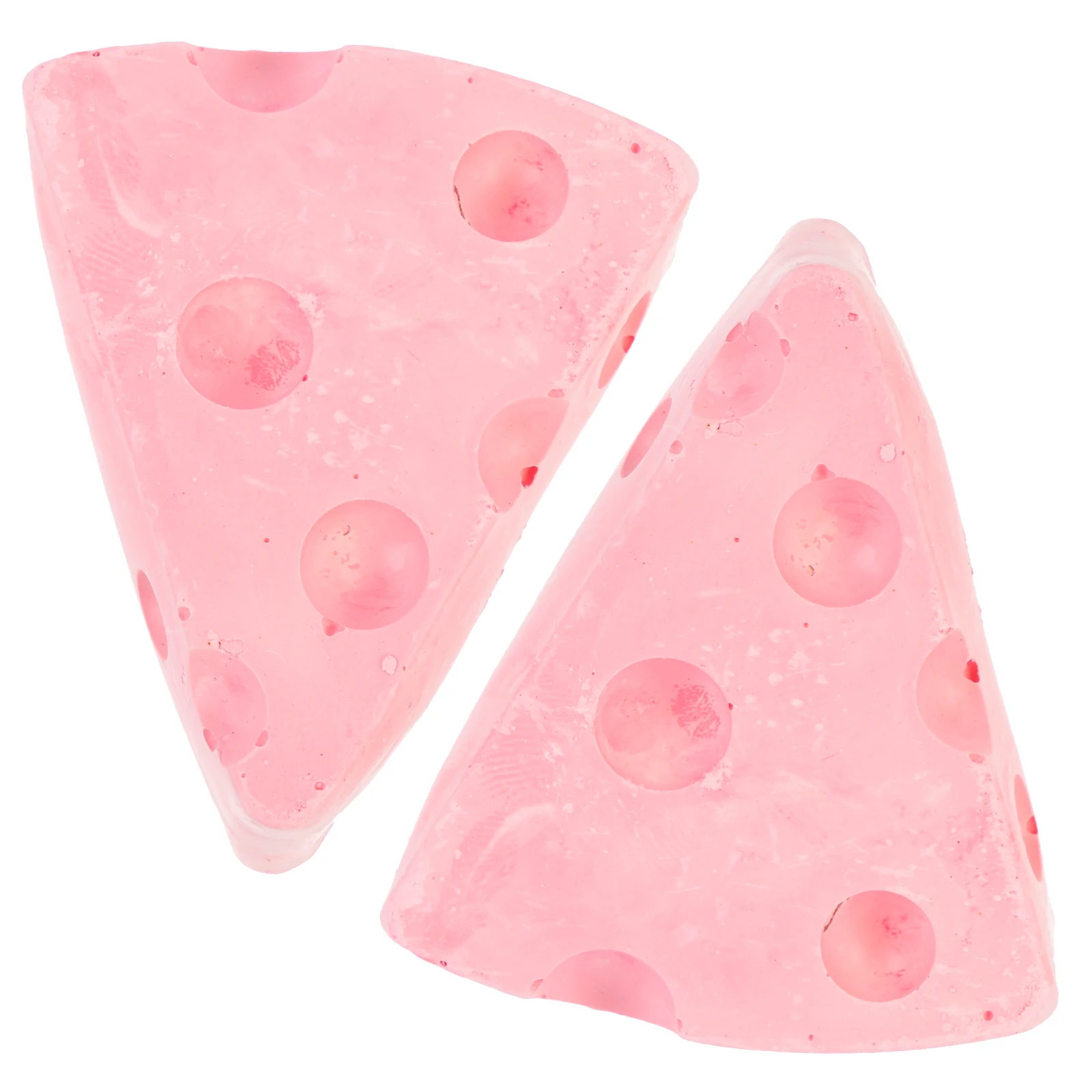 

2 Pcs Molar Stone Bunny Stones Cheese It Rabbit Hamster Guinea Pig Accessories Block Pet Teeth Grinding Teething