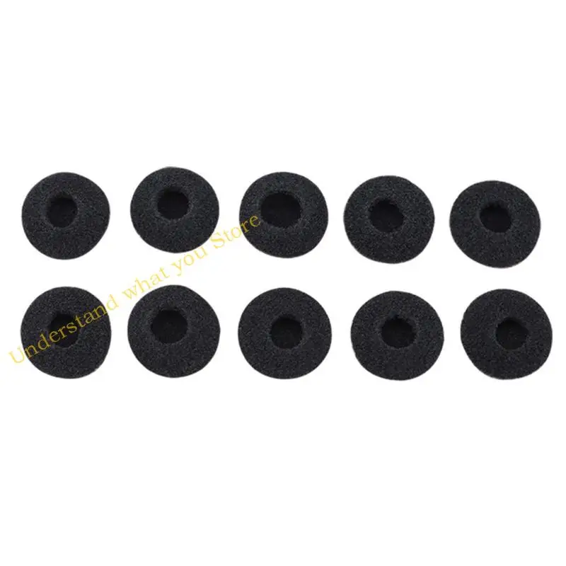J60A 20Pcs 18mm Soft Foam Earphone Pads Earbuds Headphone Sponge Covers Durable Replacement Cushion For Most Earphone MP3 MP4