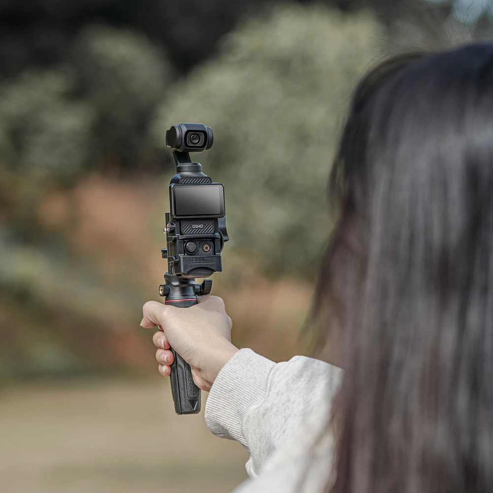 محول توسيع لـ DJI Osmo Pocket 3 حامل إطار متعدد الوظائف إطار حماية مع فتحة لولبية 1/4/حذاء بارد
