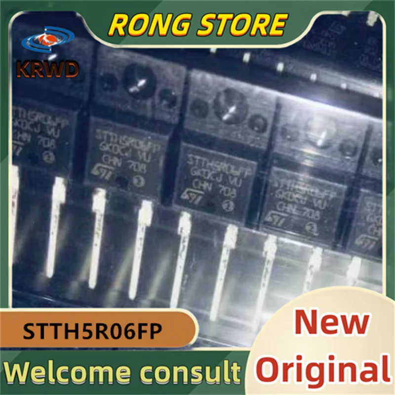 10PCS STTH5R06FP  New Original  STTH5R06 TO-220F