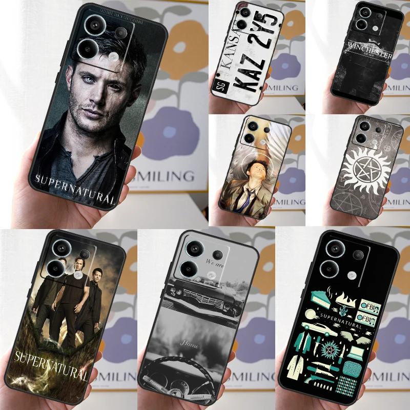 Supernatural Winchester Case For Xiaomi Redmi 12 9C 10C 12C 13C Redmi Note 13 12 9 10 11 Pro 9S 10S 11S 12S Coque