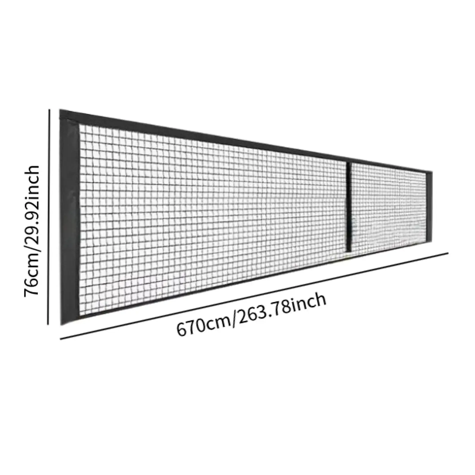 

Pickleball Net Oxford Cloth Polyester Durable Practice Net for Driveway Adjustable Training Stable Sports