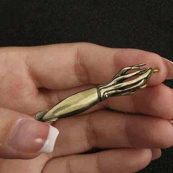 Brass Squid Cuttlefish Mini Decorative Figurines Cute Marine Animals Desk Decoration Craft Collection Souvenirs Home Decor