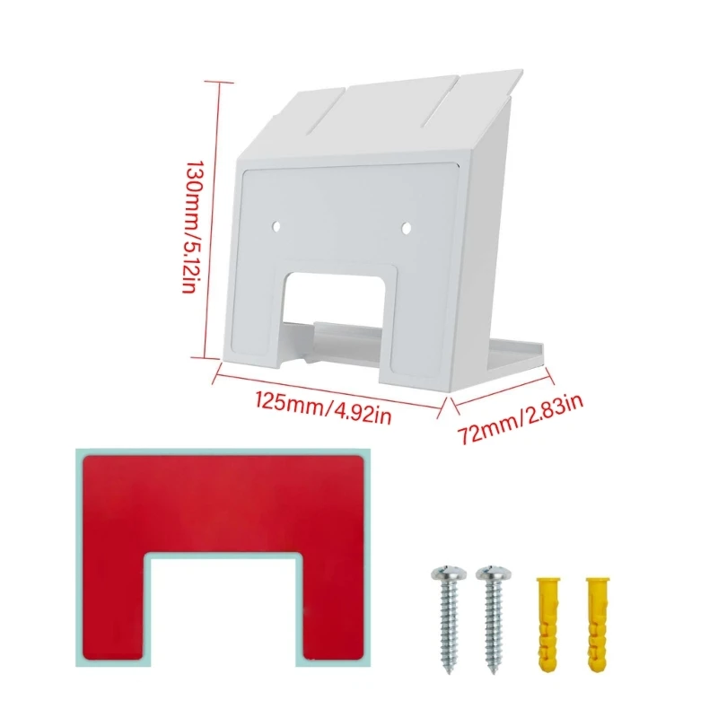 Plastic Router Shelf Wall Mount WiFi Router Storage Rack Modem Cable Router Support for Star Link Gen3 Dropship
