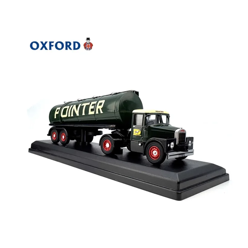 

OXFORD Diecast 1:76 Scale Scammell Cement Tanker Alloy Truck Model Finished Product Simulation Toy Static Model Collection