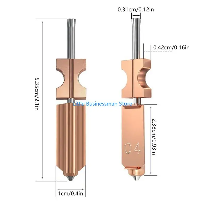 Austausch der Metall-Druckerdüsenbaugruppe für AD5X-Wartungsaufgaben M76A – Detail 6
