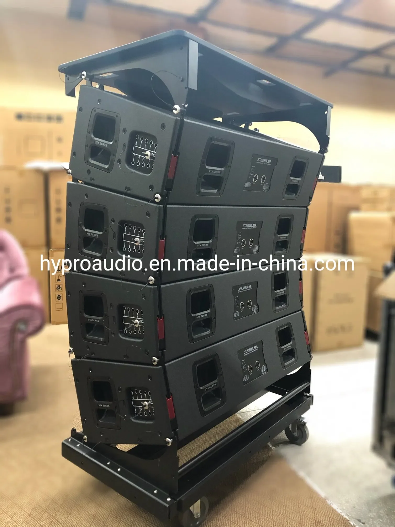 A12 Dual 12 Inch Line Array Speaker System, Full Range Stage Audio Gear