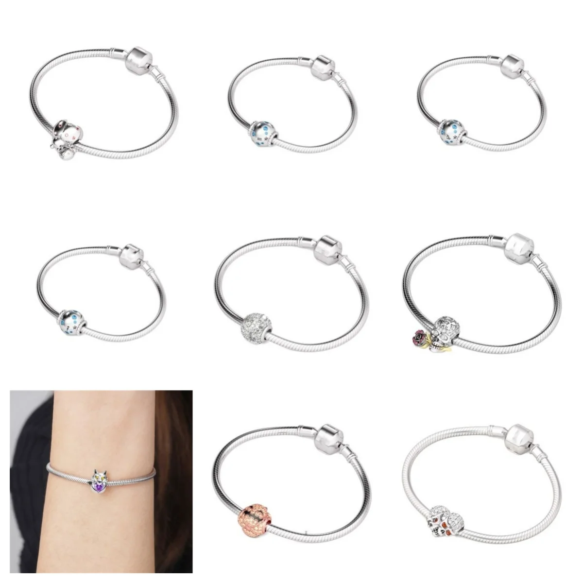 Amor, pulsera de cuentas multielemento estilo minoritarioLa moda boutique es adecuada para todas las personas.