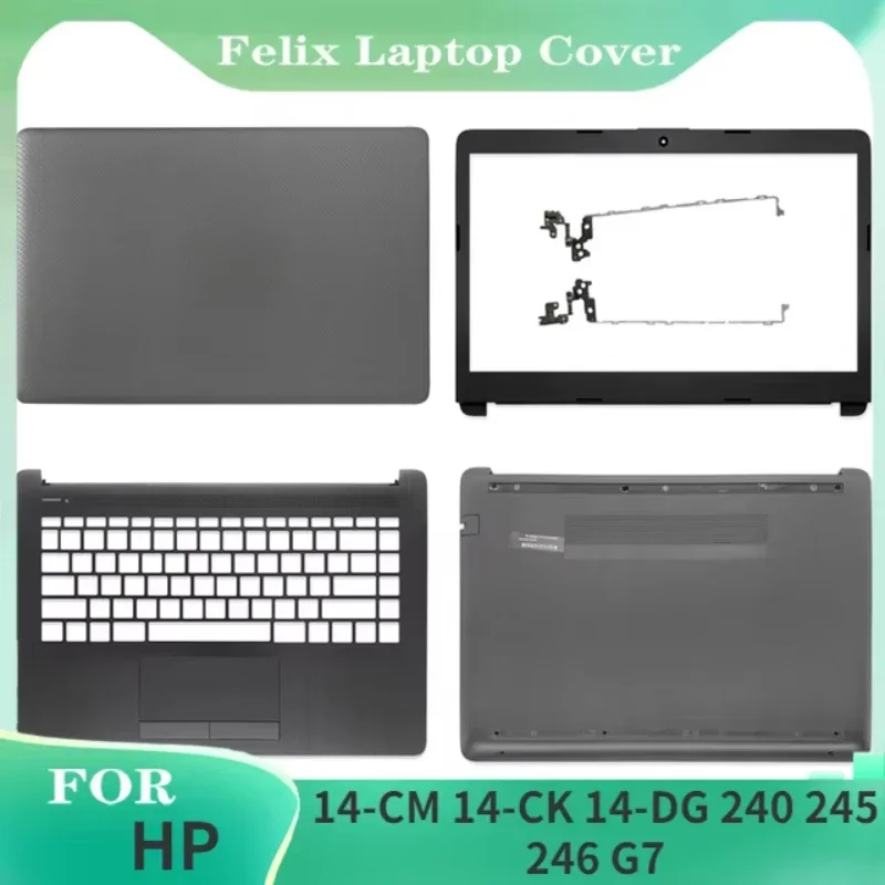 

For HP 14-CM 14-CK 14-DG 240 245 246 G7 Laptop Casing LCD Back Cover/Front Bezel/Hinges/Palmrest/Bottom Case Top Lid L44056-001