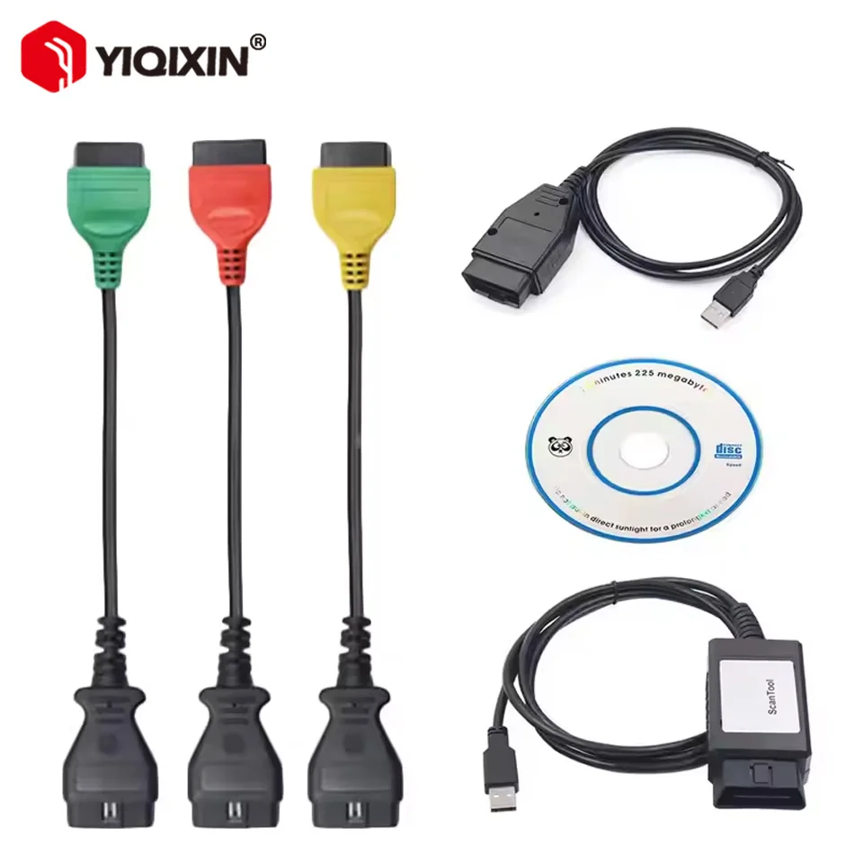 YIQIXIN V4.8 OBD2 ECU Car Engine Scanner For Fiat Lancia Alfa Romeo USB Tester OBD Diagnostic Cable ECU Programmer Scanner Tool