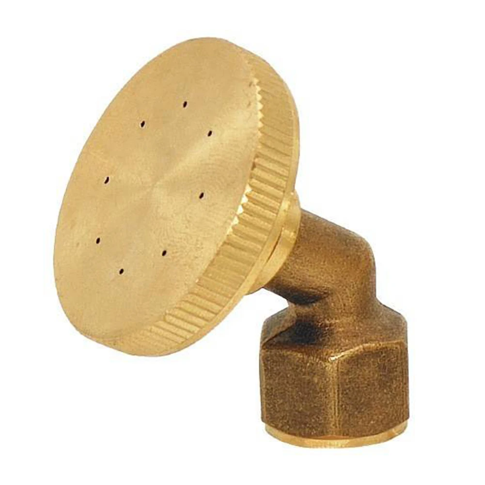 Brass 8 Hole Atomizing Sprayer Nozzle with Hose Fitting Female Thread for Uniform Water Spray in Agriculture and Garden Use