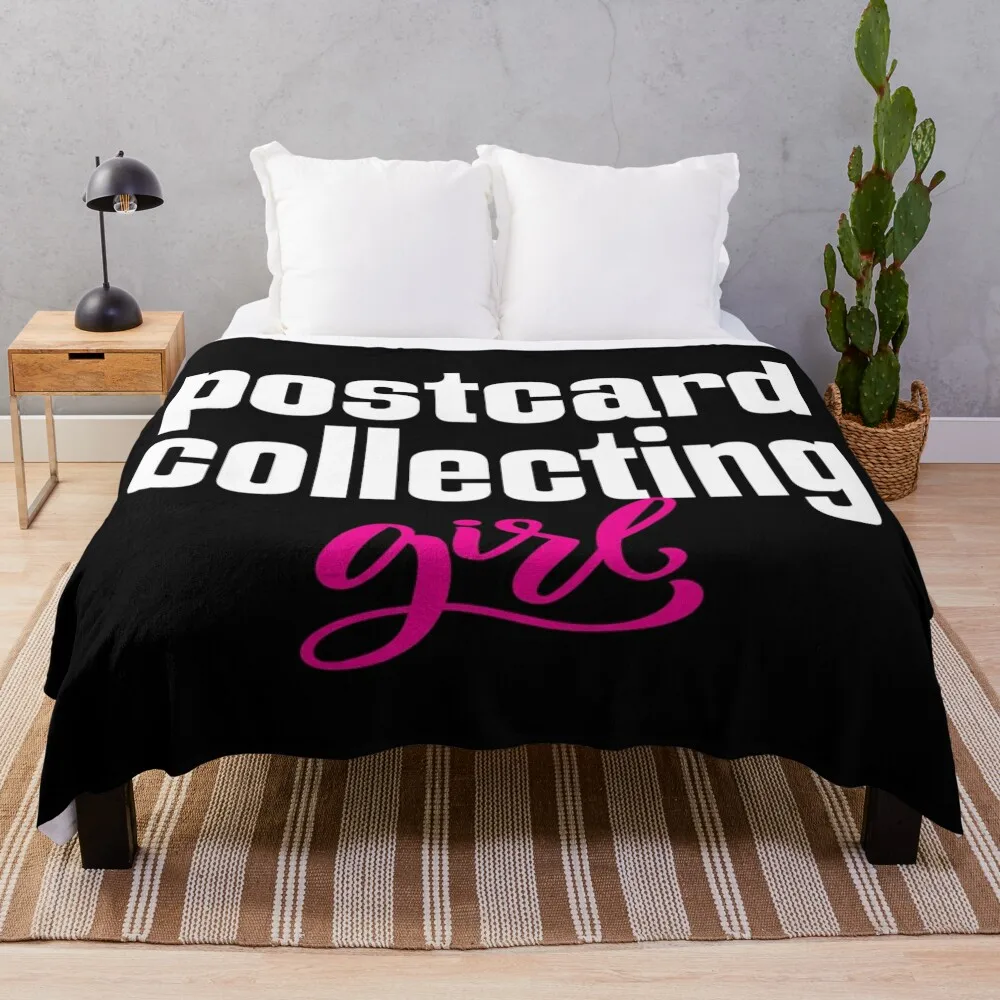 Postcard Collecting Deltiology Throw Blanket Beautifuls Sofa Blankets