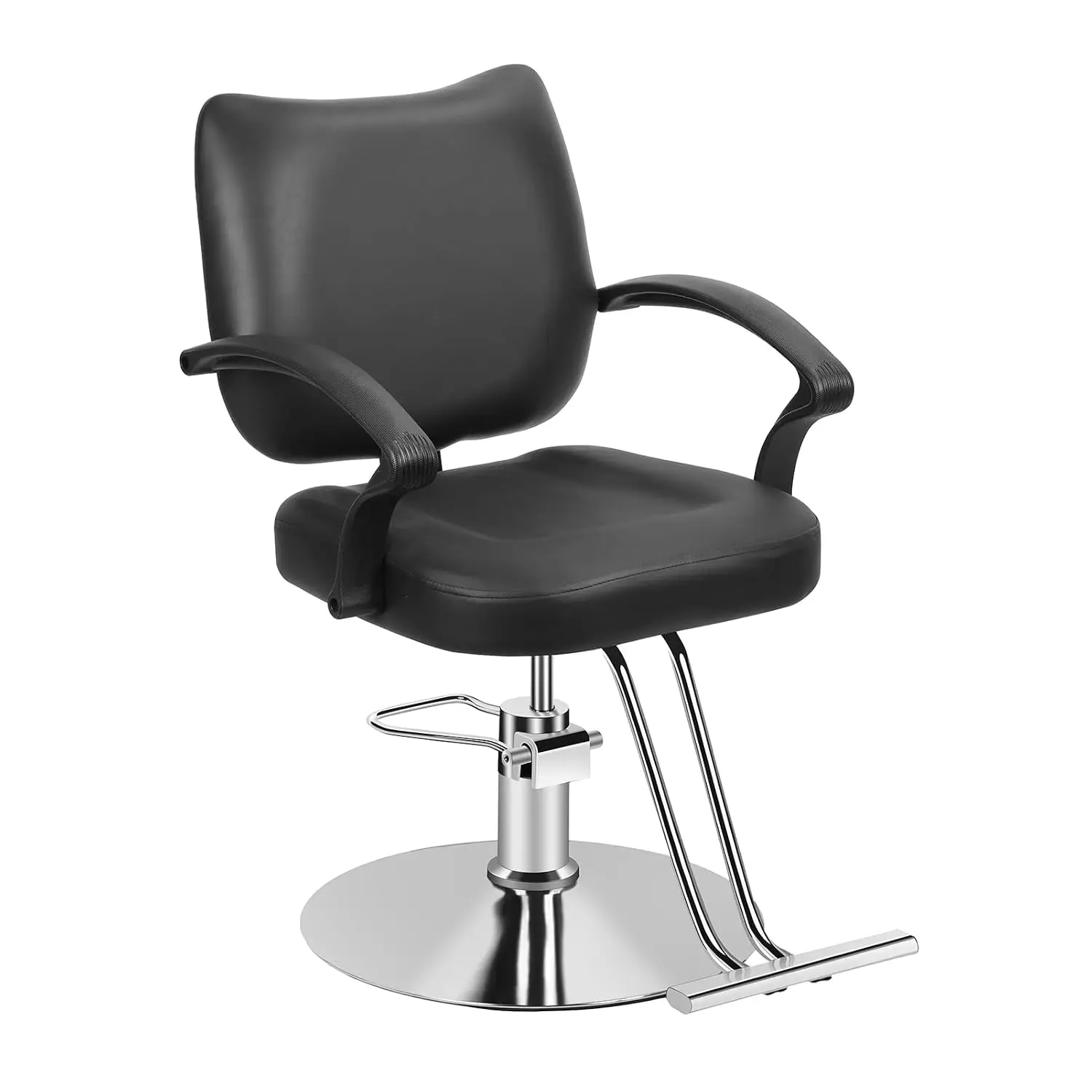 Height Adjustable Barber Chair, Heavy Duty Hydraulic Swivel Styling Chair with Non-Slip Base for Barbershop & Spa, Customized