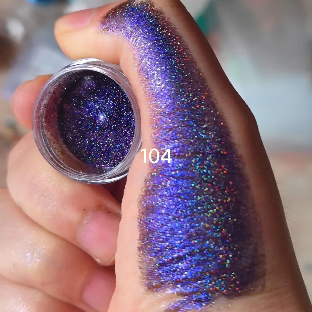 Rainbow MultiChrome Eyeshadow Powder 0.2g Shining Rainbow Eyeshadow Powder Eyeshadow Glitter Glitter Color Shift Eyeshadow