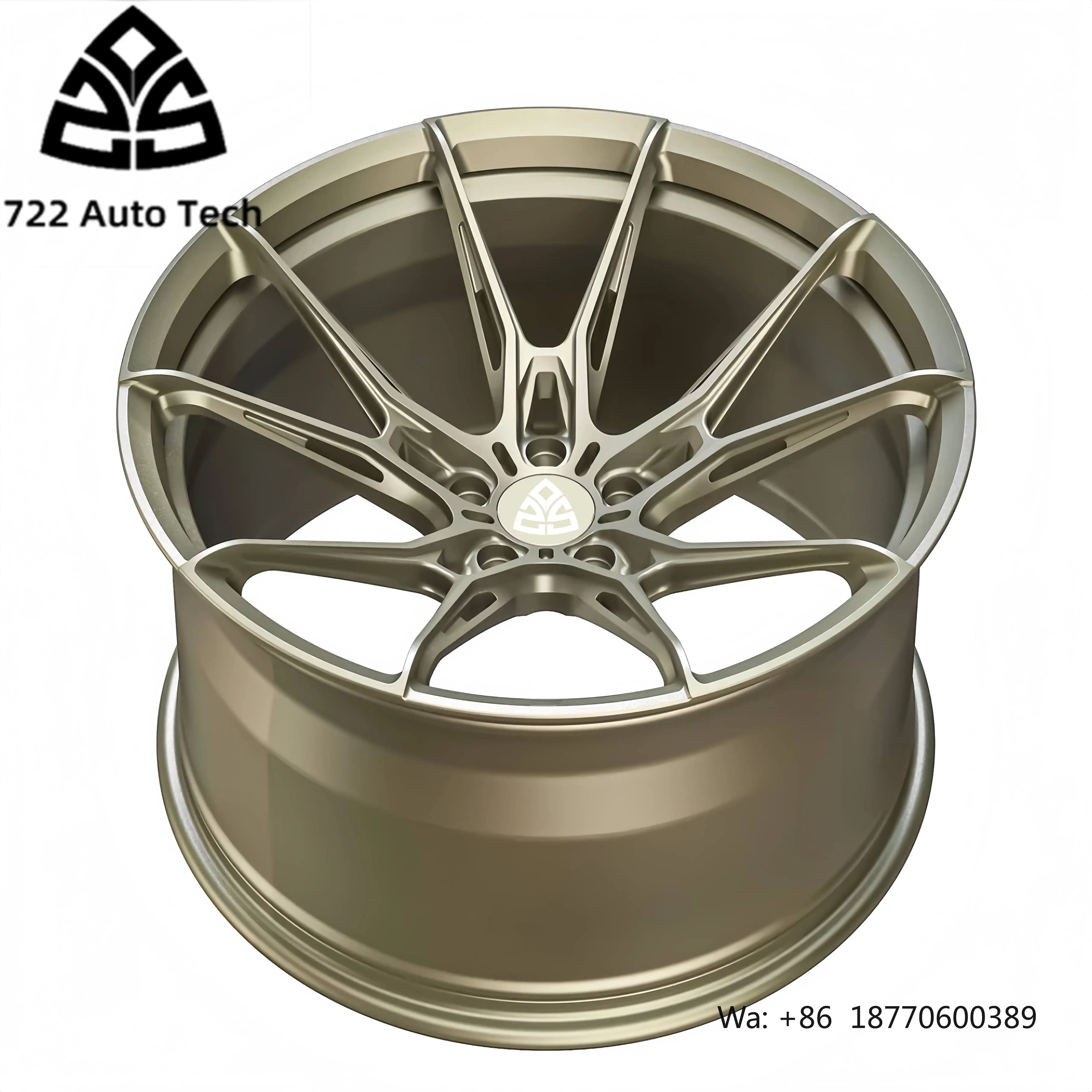 

722Auto Deep Concave Forged Wheels 5x114.3 5x112 5x120 T6061Multi Spoke Alloy Rims 18 19 20 21 22 24 26 Inch for Passenger Car