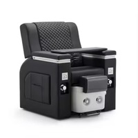 2025 Electric Spa Massage Nail Chair with Hydrotherapy - Reclining Pedicure Chair with Footrest & Wave Function for Salon