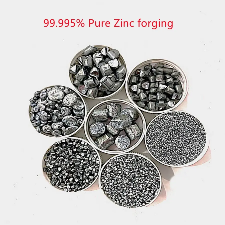 100g 500g 1000g  99.995% Pure Zinc forging Zinc particles Small zinc blocks electroplated for metal purification zn 99.995%