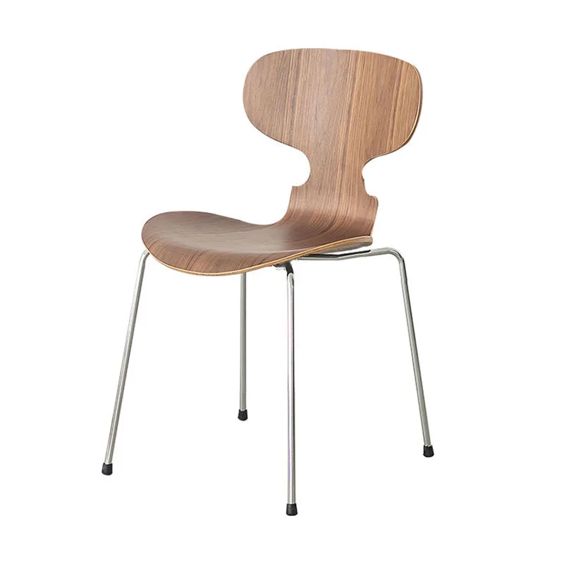 كرسي النمل الشمال بسيط كرسي الطعام في العصور الوسطى مصمم المنزل مطعم مقهى مسند الظهر