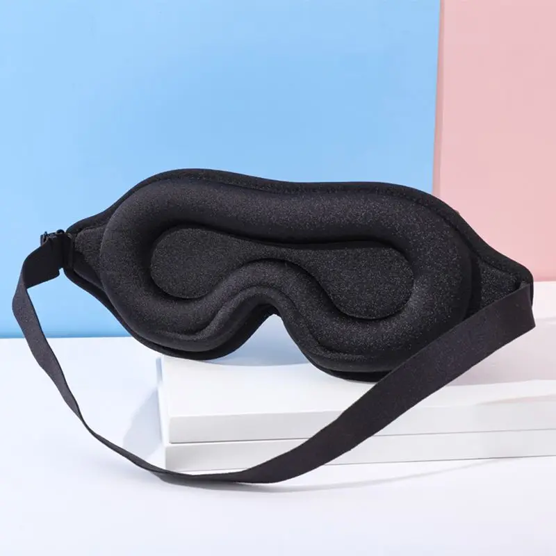 

1pc Blockout Light 3D Contoured Blindfold, Sleep Eye Mask For Men And Women