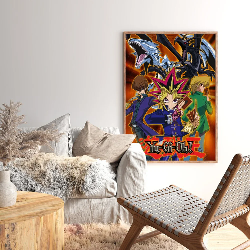 Anime Yu-Gi-Oh! Anime Posters Sticky HD Quality Wall Art Retro Posters for Home Room Wall Decor