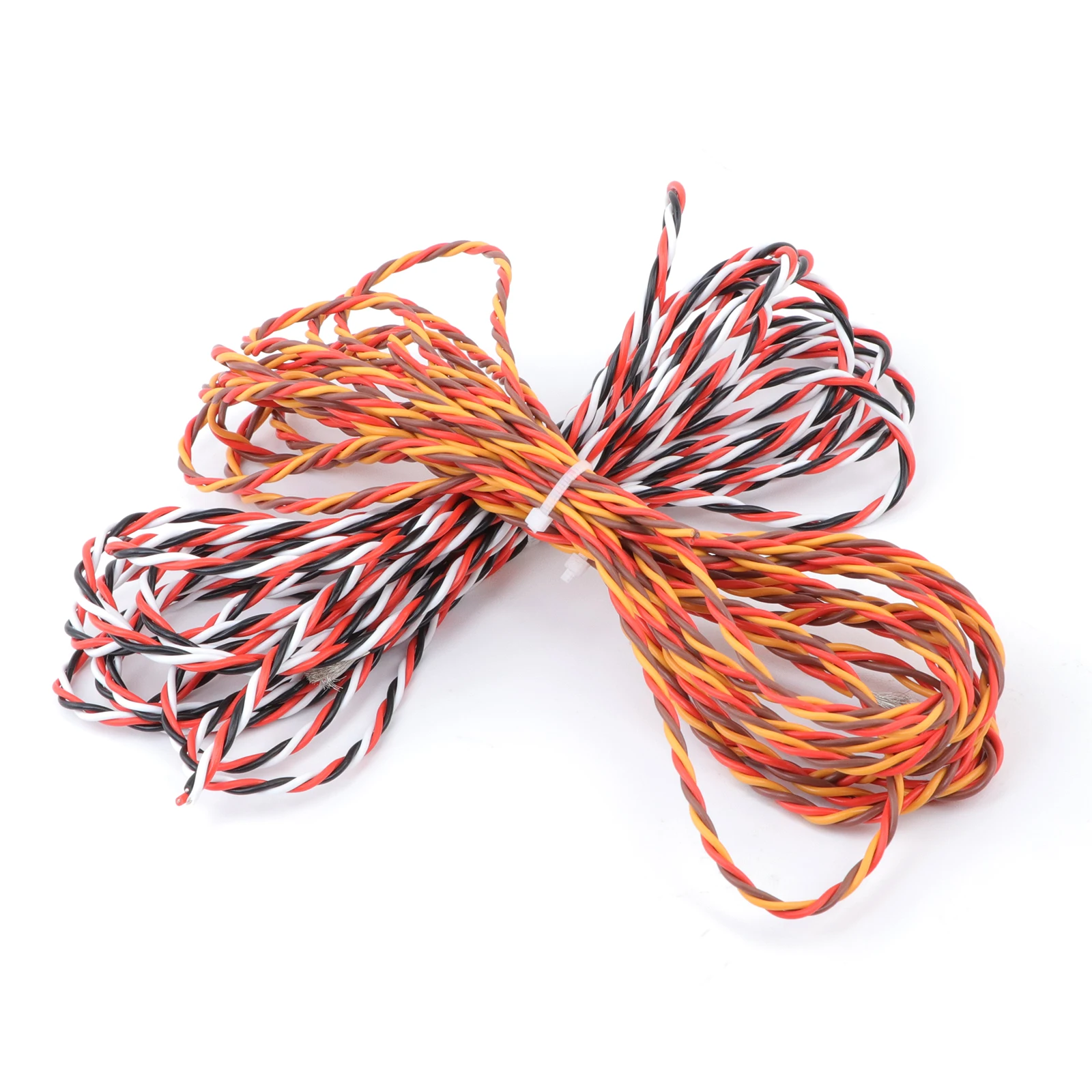 1/8/20M 26/22AWG JR Futaba Servo Extension Twisted Wire 30/60 Cores Twisted Cable Cord Lead Copper Wire for RC Model