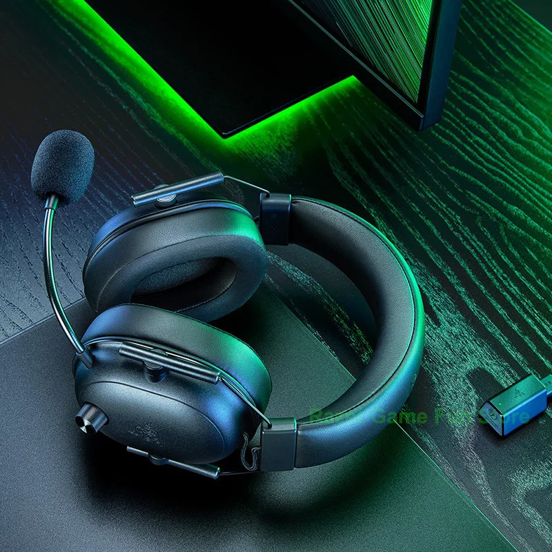 Imagem -04 - Razer-blackshark v2 Hypervelocidade Wireless Headconjunto 280g Ultra-leve Esports Hyperclear Super Wideband Microfone Drivers de 50 mm