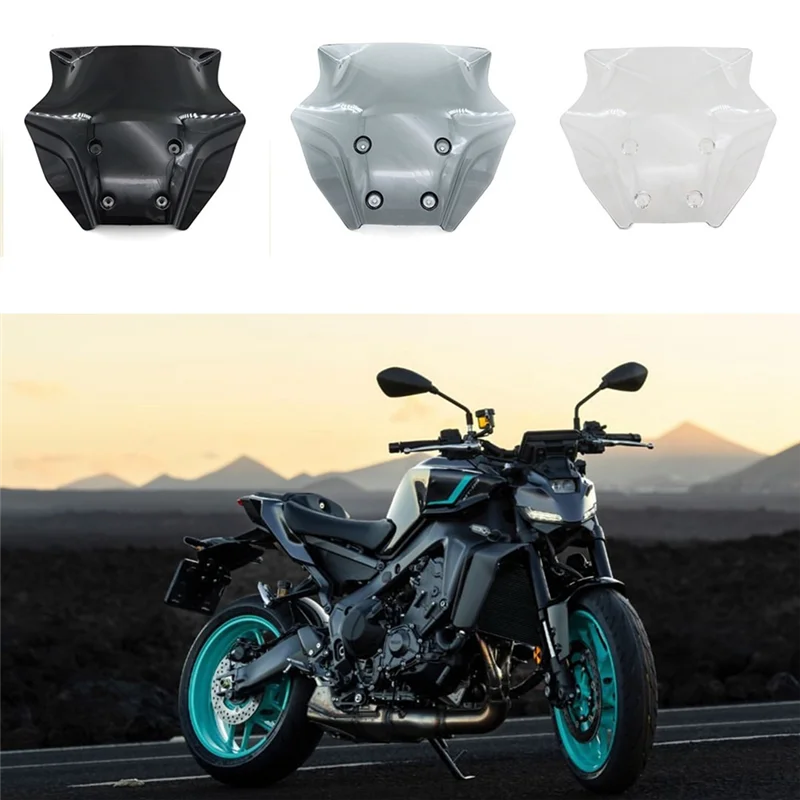 

Motorcycle Accessories Windshield Windscreen Wind Shield Deflectors For YAMAHA MT-09 MT09 SP 2024-X59A