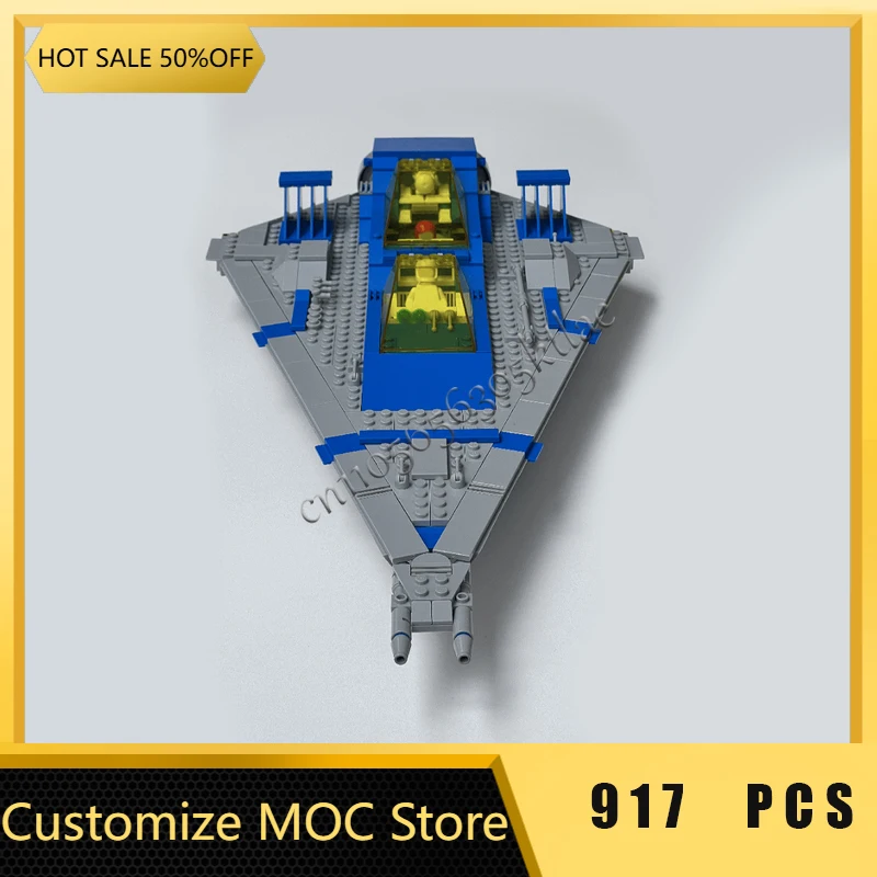 917 PCS Moc Personalizza 928 Astronave di Lusso Veicolo Spaziale Modello Blocco Personalizzato Educativo Creativo Assemblaggio Per Bambini Regali A Sorpresa