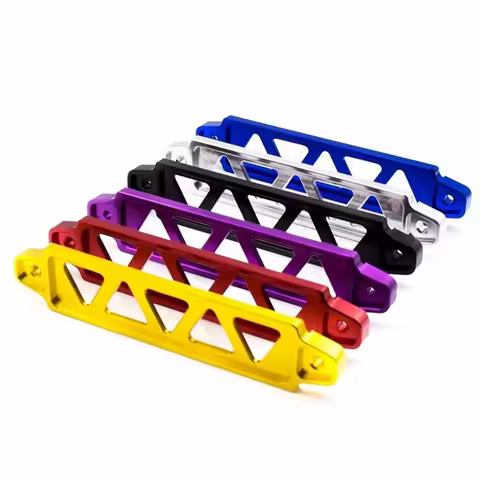 1Pc Car Battery Tie Down Bracket Aluminum Alloy 218MM Auto Battery Hold Down Bracket Battery Mount Holder Hold Lock Auto Part