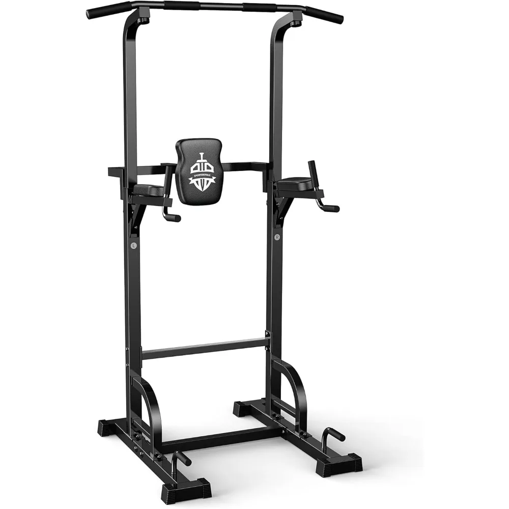 Power Tower Pull Up Dip Station Assistive Trainer Multi-Function Home Gym Strength Training Fitness Equipment 440LBS