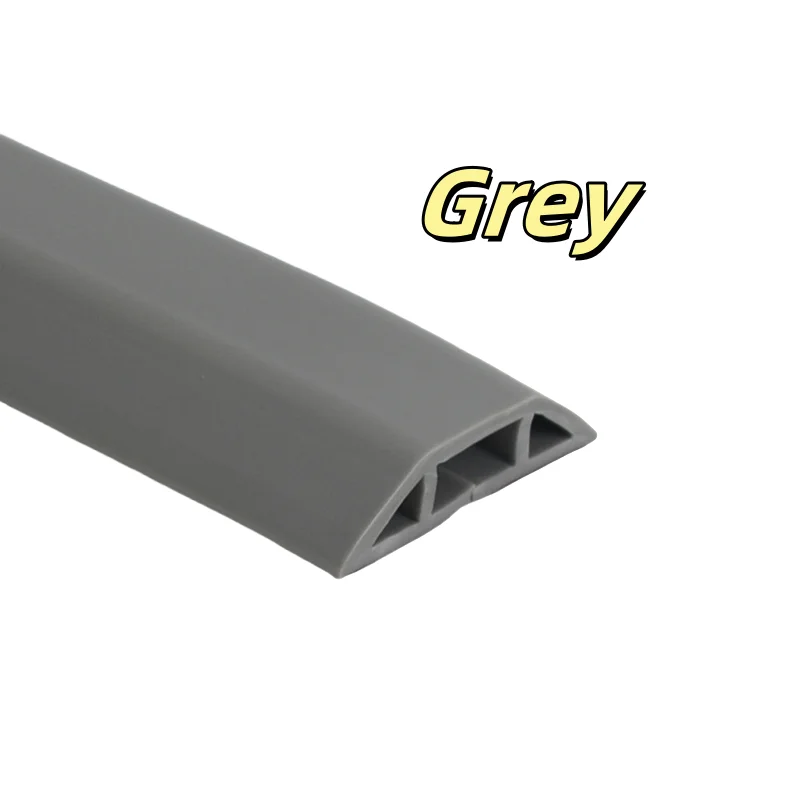 1 st 1 m/39.37in Draad Slot Draad Organisator Kabel Cover Uitbreiding Bedrading Duct Protector Cord Protector Floor Cord Cover Power Kabel